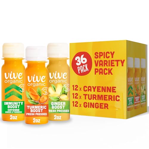 Immune Support Cold Pressed Juice Shots 2 oz 36 Pack