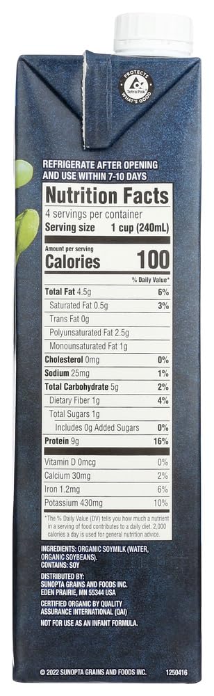 Westsoy Unsweetened Westsoy 36x 32 Oz