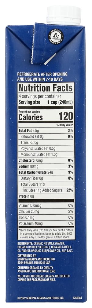 Imagine Foods Original Nondairy Rice Beverage 48x 32 Oz