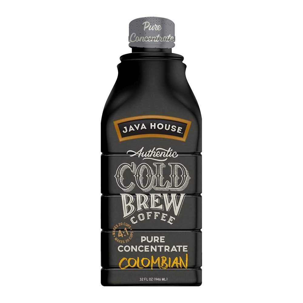 Colombian Black Cold Brew Coffee 32 oz 6 Pack