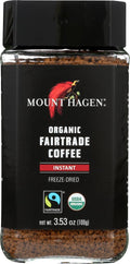 Mt. Hagen Instant Coffee Organic 3.53 OZ(Pack of 12)