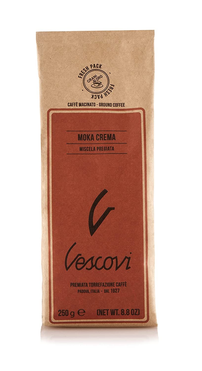 V Vescovi Moka Crema Size Variation