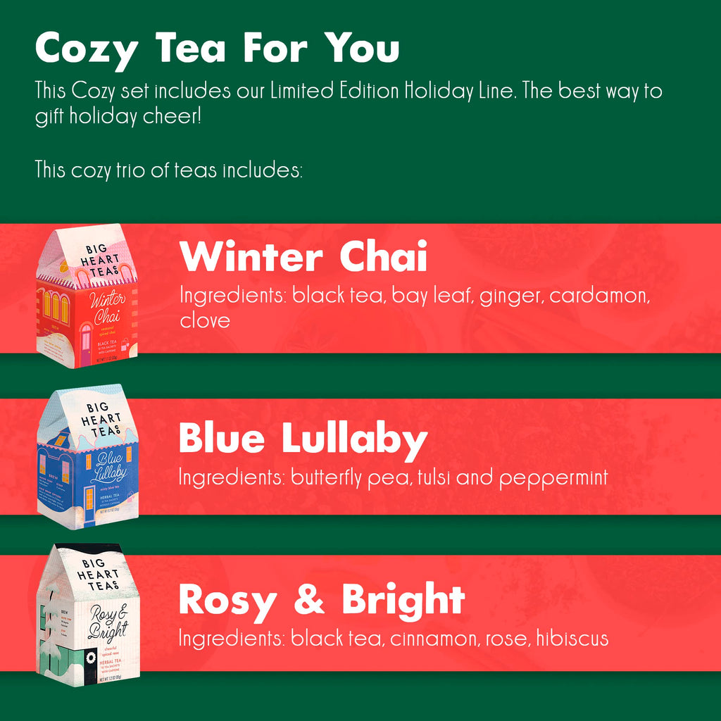 Big Heart Tea Co. Tea Bags Sampler Sets and Gift Sets