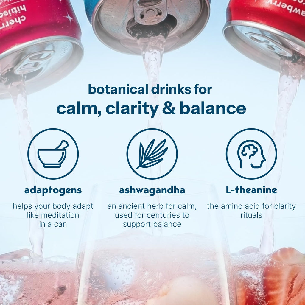 Sparkling Adaptogen Drink Zero Sugar Zero Caffeine