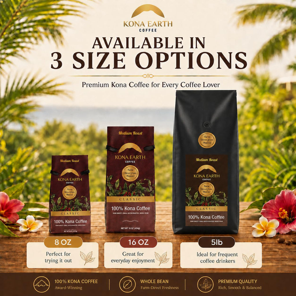 100% Kona Coffee Whole Beans