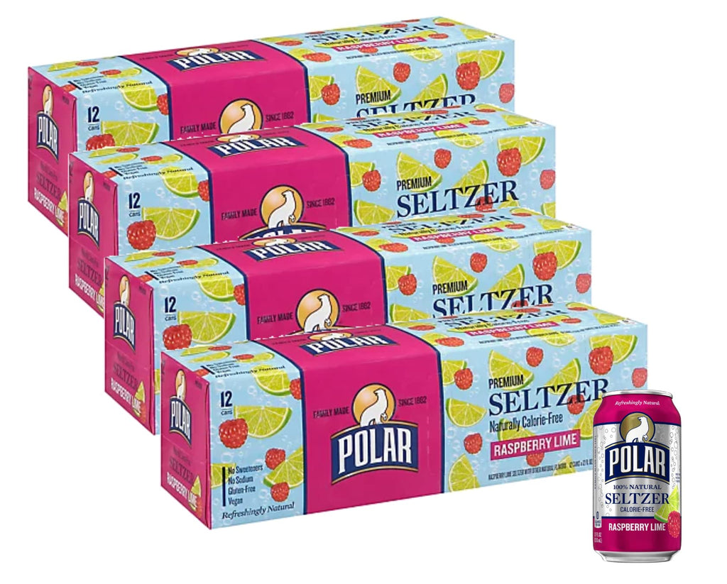 Raspberry Lime Sparkling Water 48 Pack
