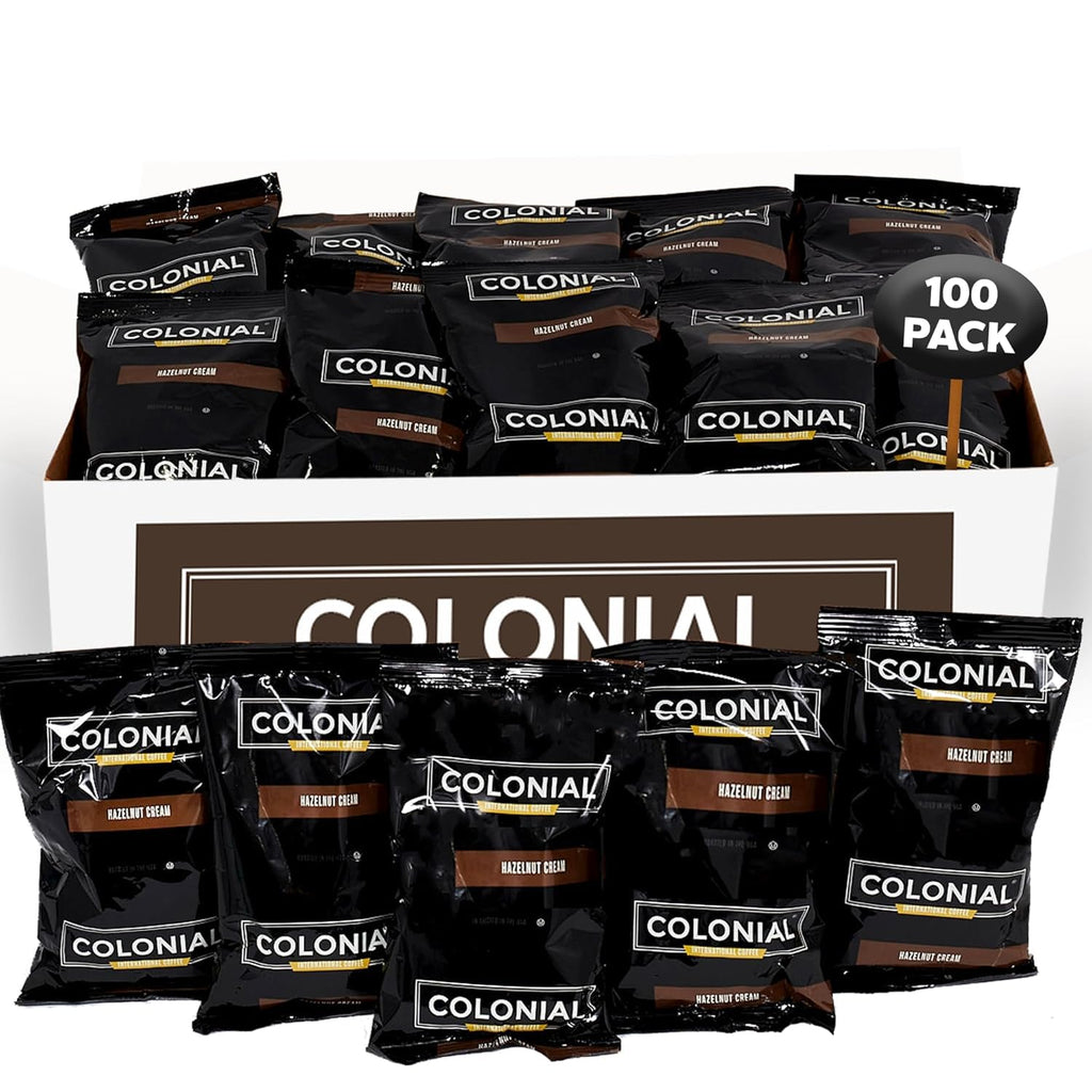 Hazelnut Cream Ground Coffee Packets 2.5 oz 100 Count