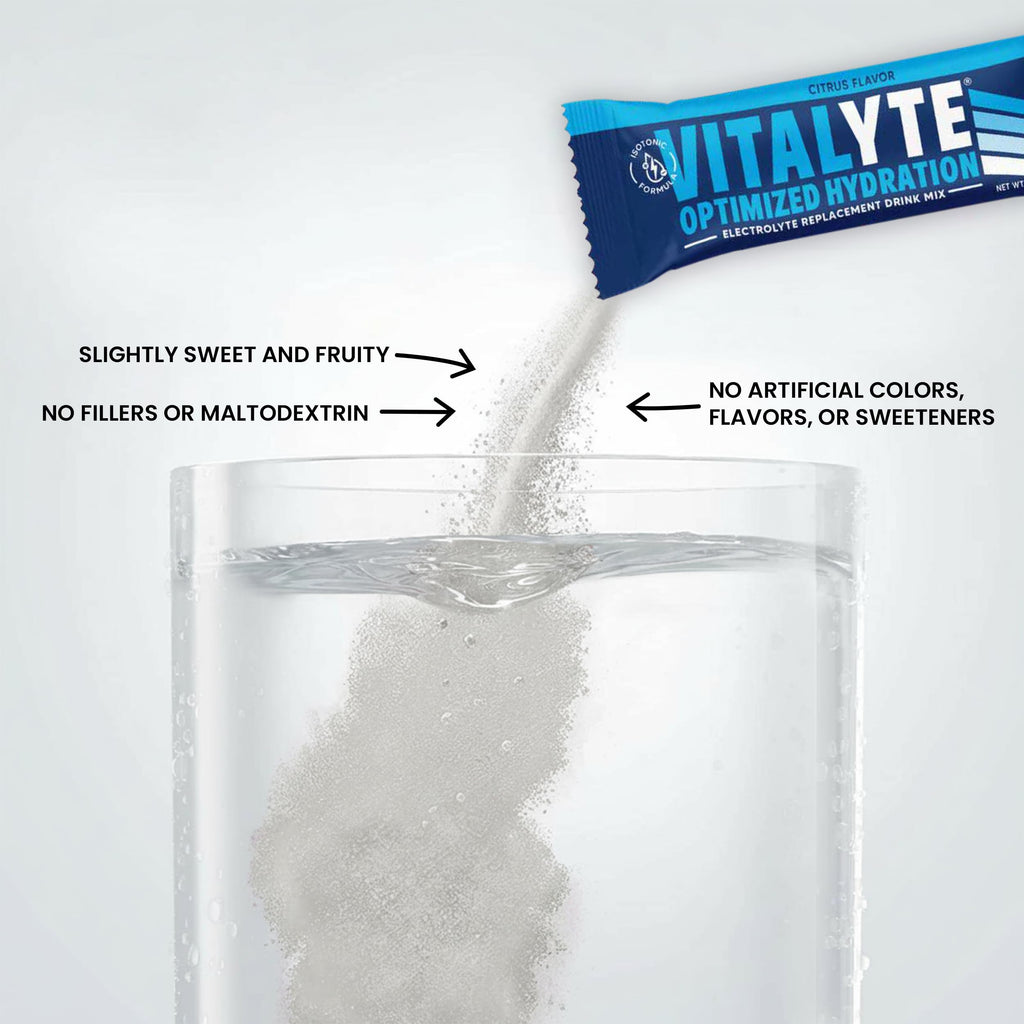 Electrolyte Hydration Drink Mix Stick Packs