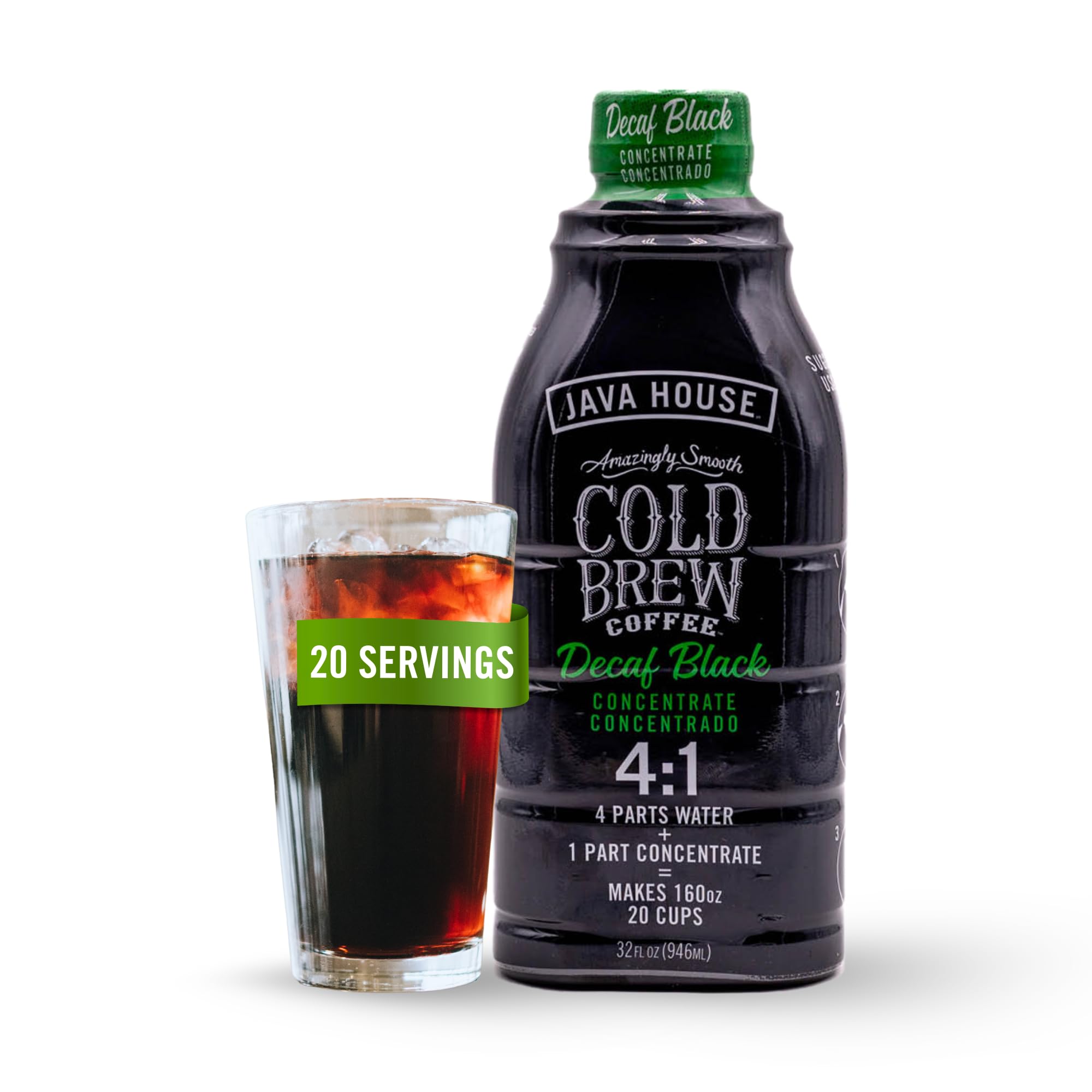 Colombian Cold Brew Coffee Concentrate 32 oz Bottle