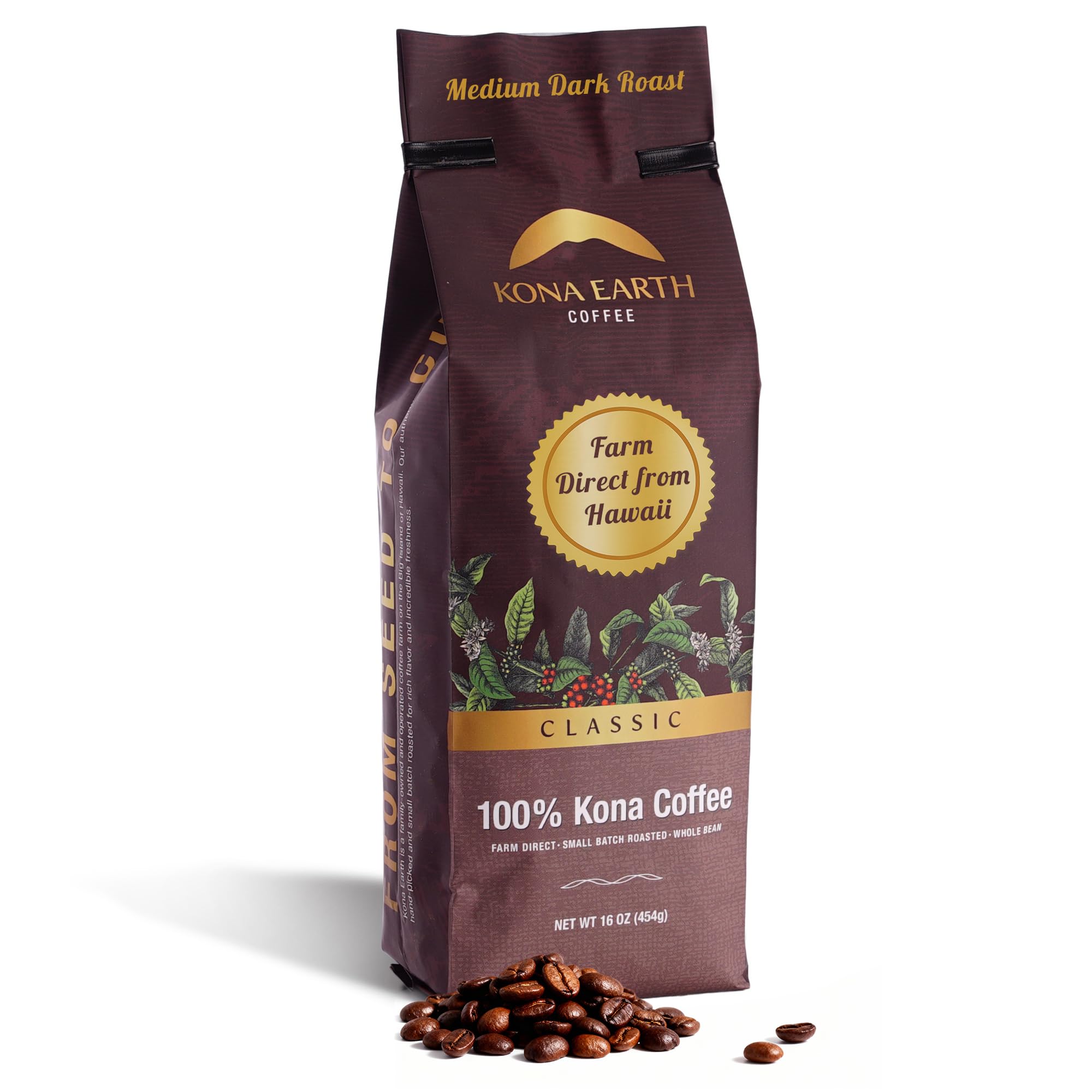 100% Kona Coffee Whole Beans