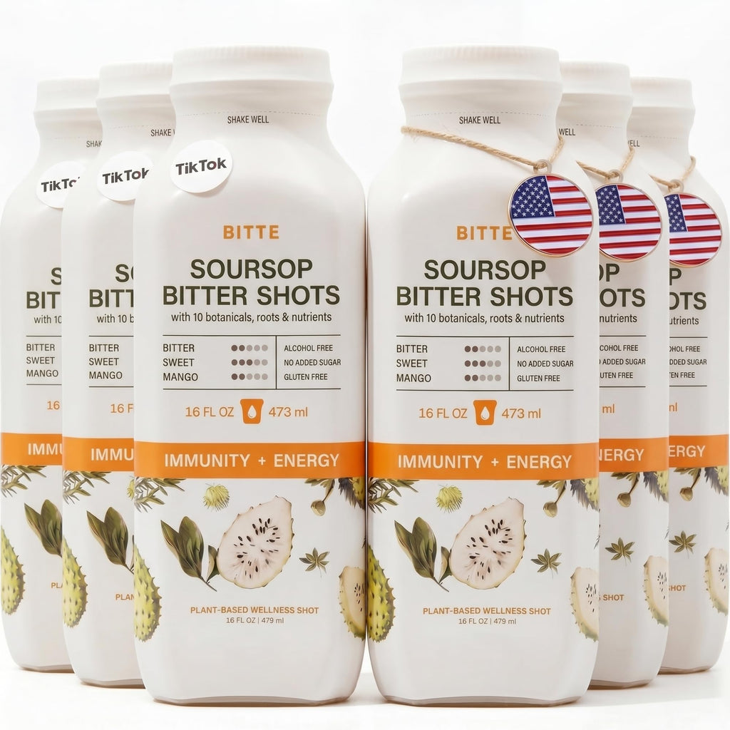 BITTE Soursop Bitters Liquid – Immune + Energy Soursop Juice Shots