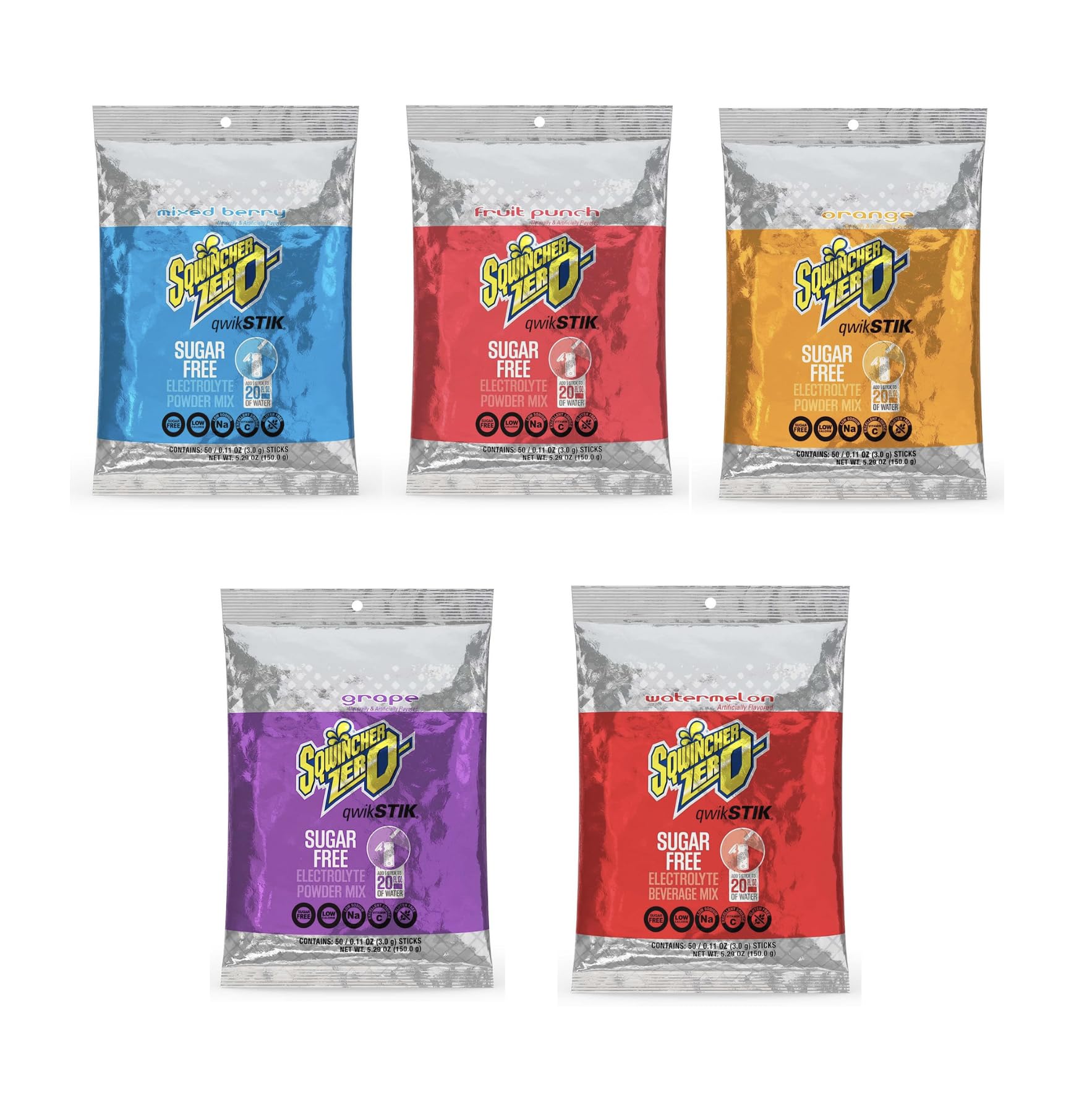 Sugar Free Electrolyte Drink Mix Packets 500 Count