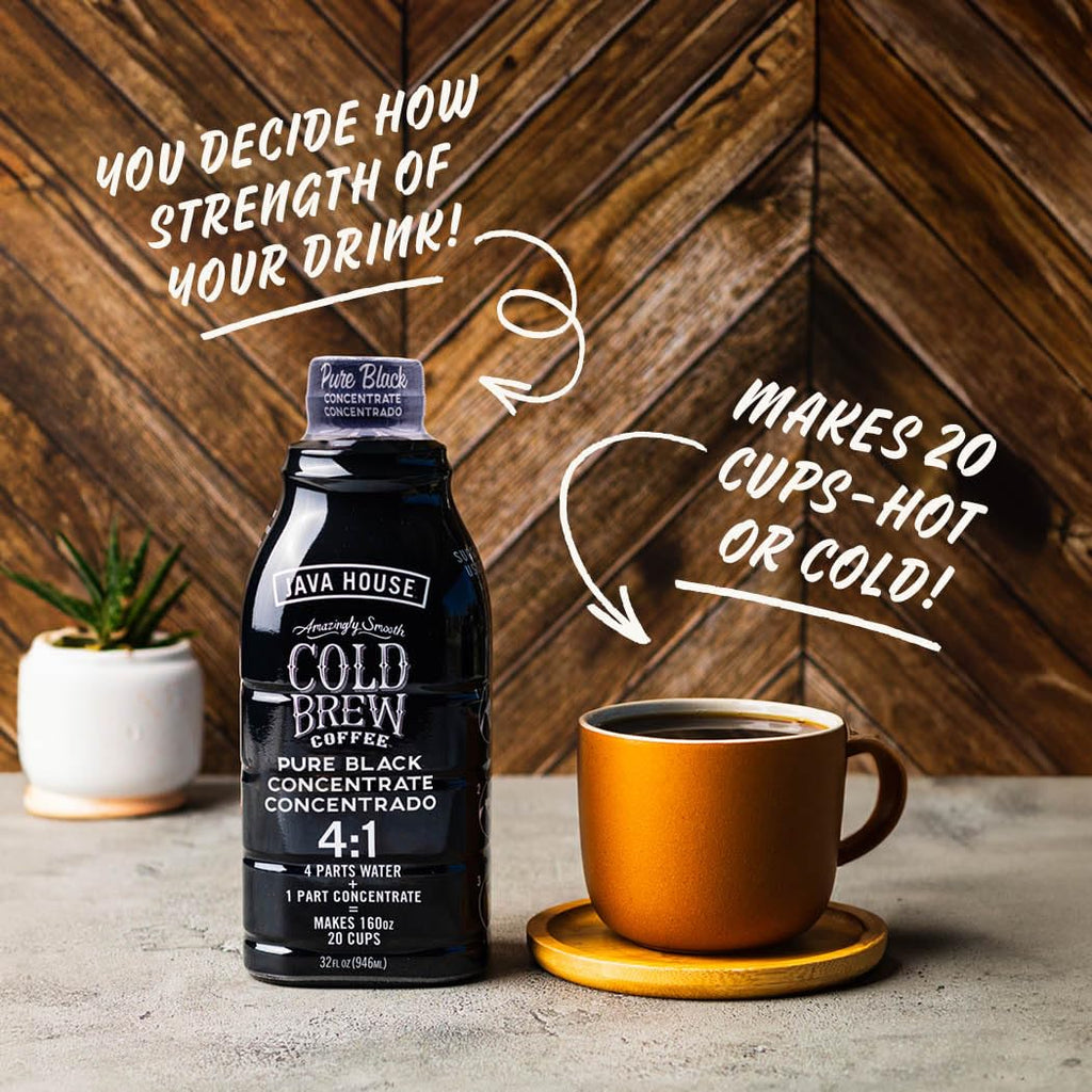 Colombian Cold Brew Coffee Concentrate 32 oz Bottle