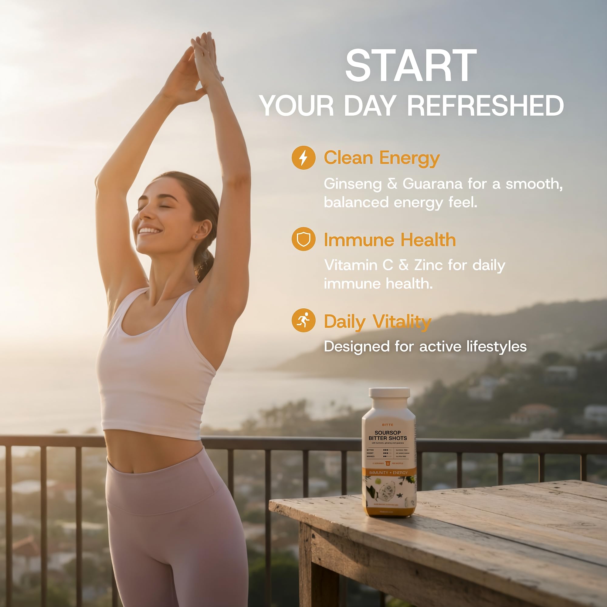 BITTE Soursop Bitters Liquid – Immune + Energy Soursop Juice Shots