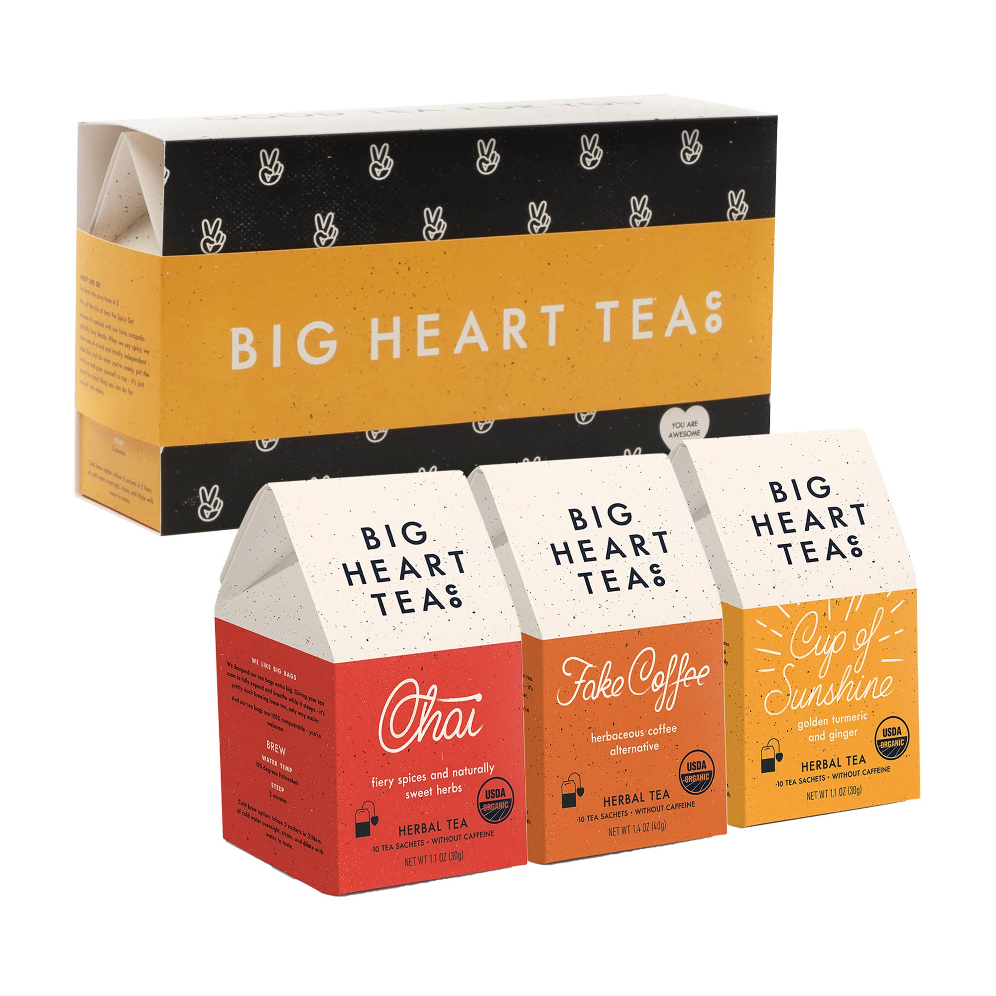Big Heart Tea Co. Tea Bags Sampler Sets and Gift Sets
