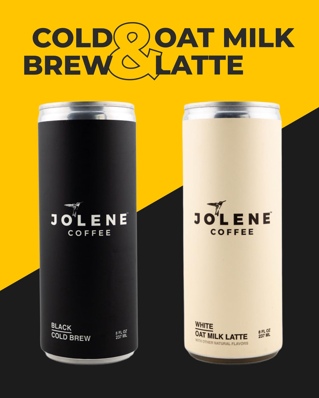 Black Cold Brew & Oat Milk Latte 8 oz Cans