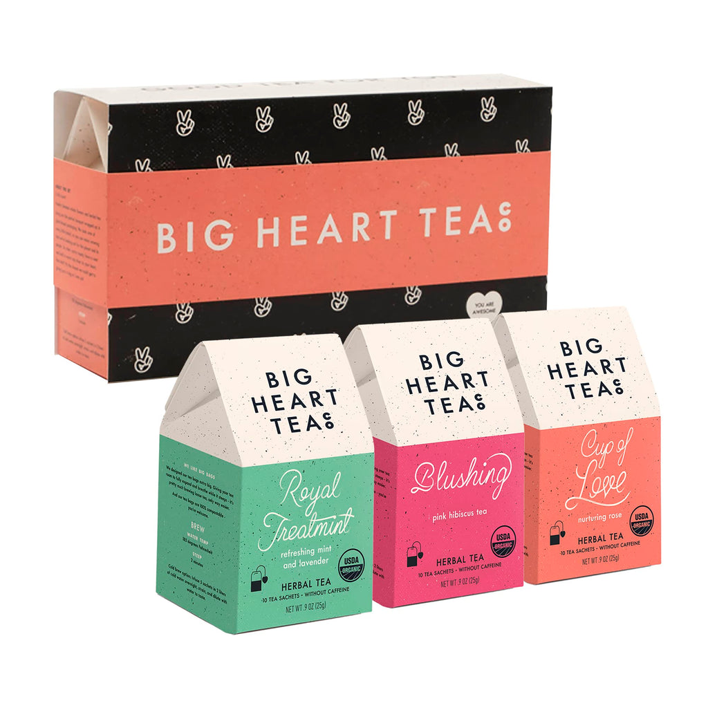 Big Heart Tea Co. Tea Bags Sampler Sets and Gift Sets