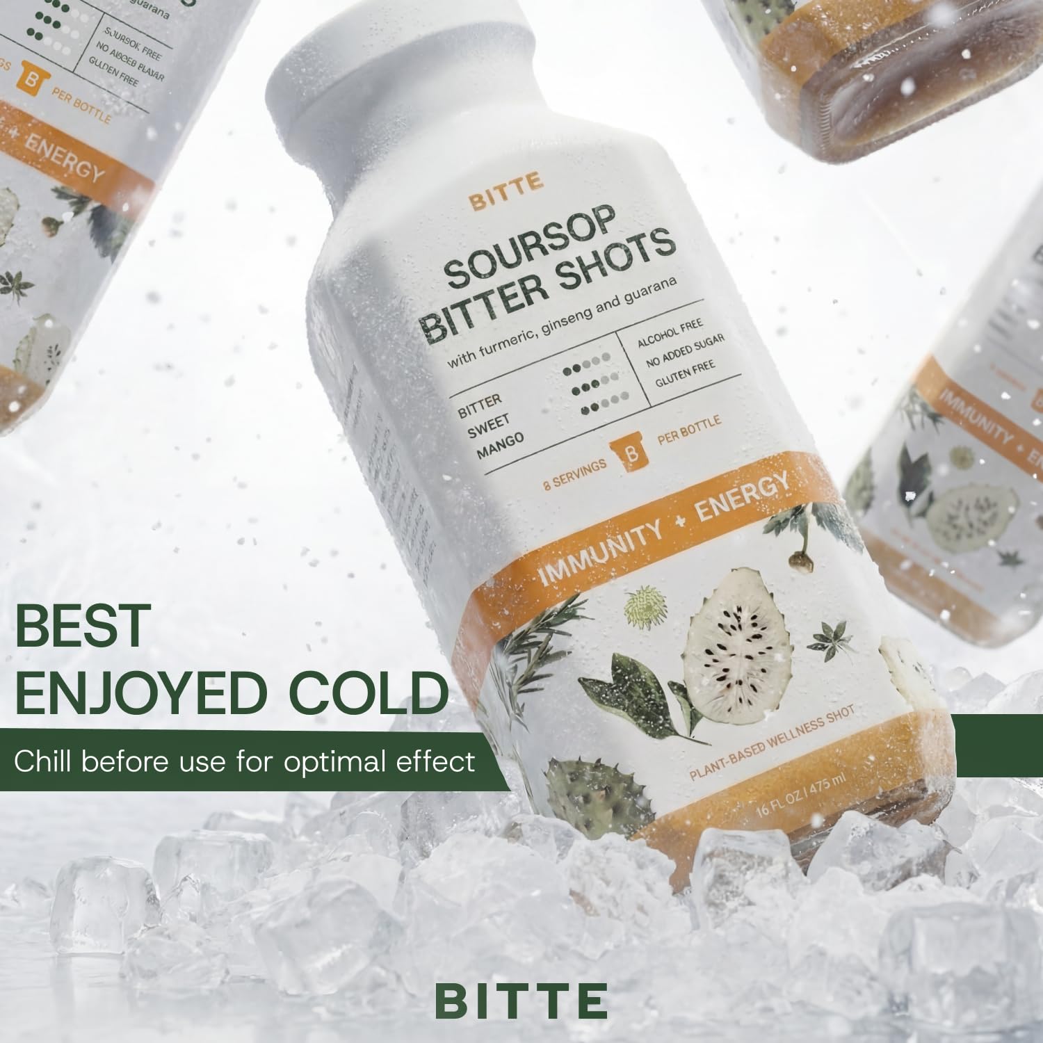 BITTE Soursop Bitters Liquid – Immune + Energy Soursop Juice Shots