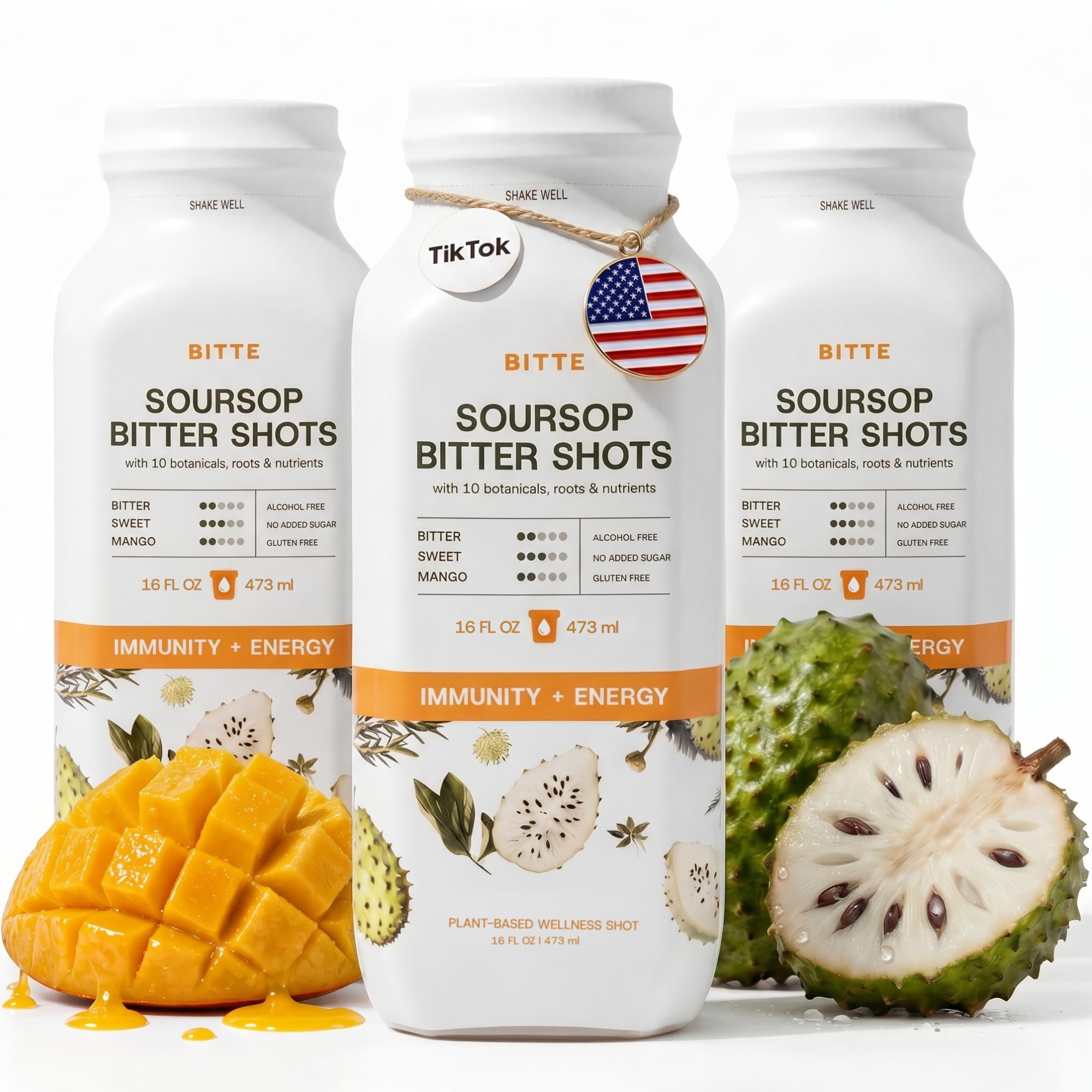 BITTE Soursop Bitters Liquid – Immune + Energy Soursop Juice Shots