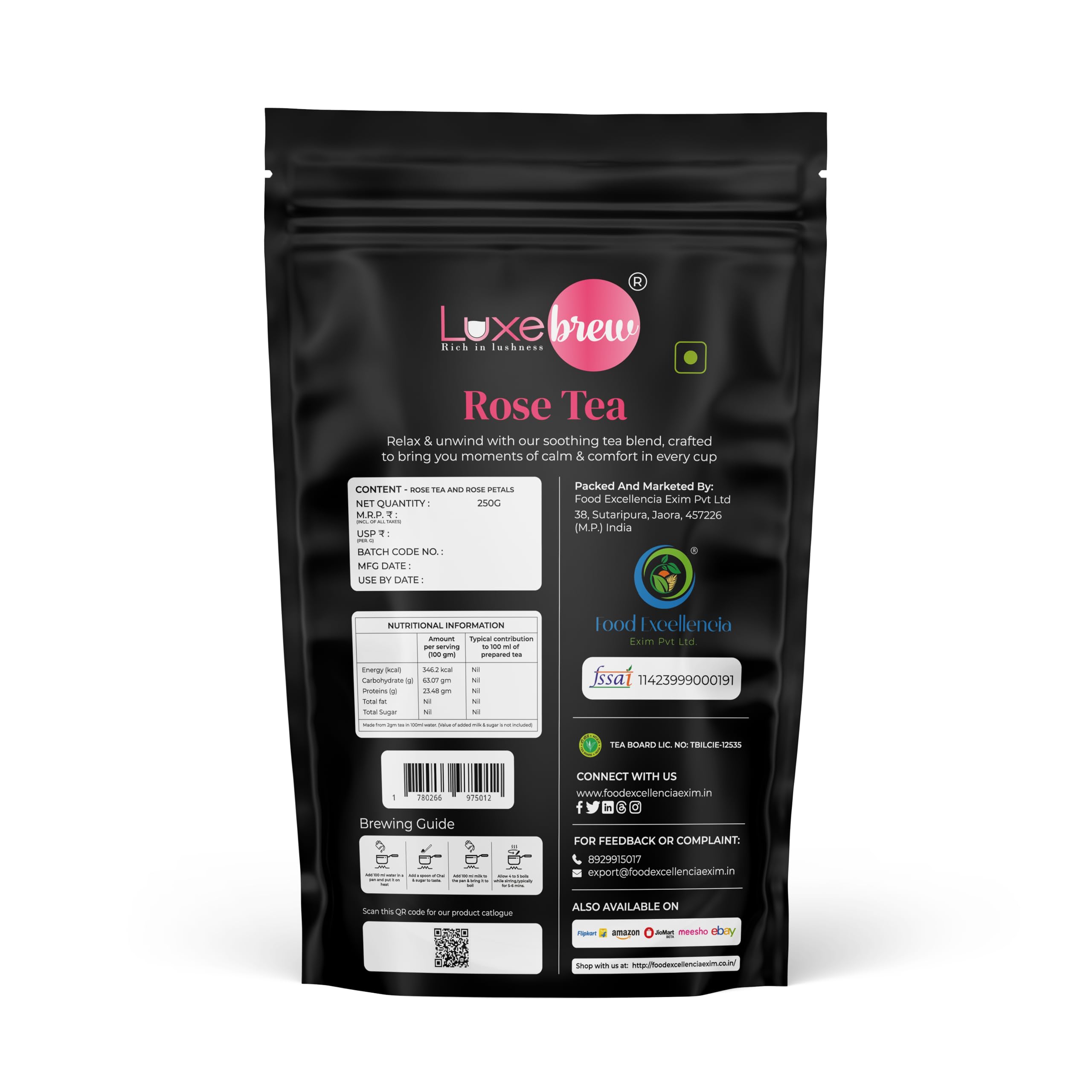 Rose Herbal Tea Loose Leaf