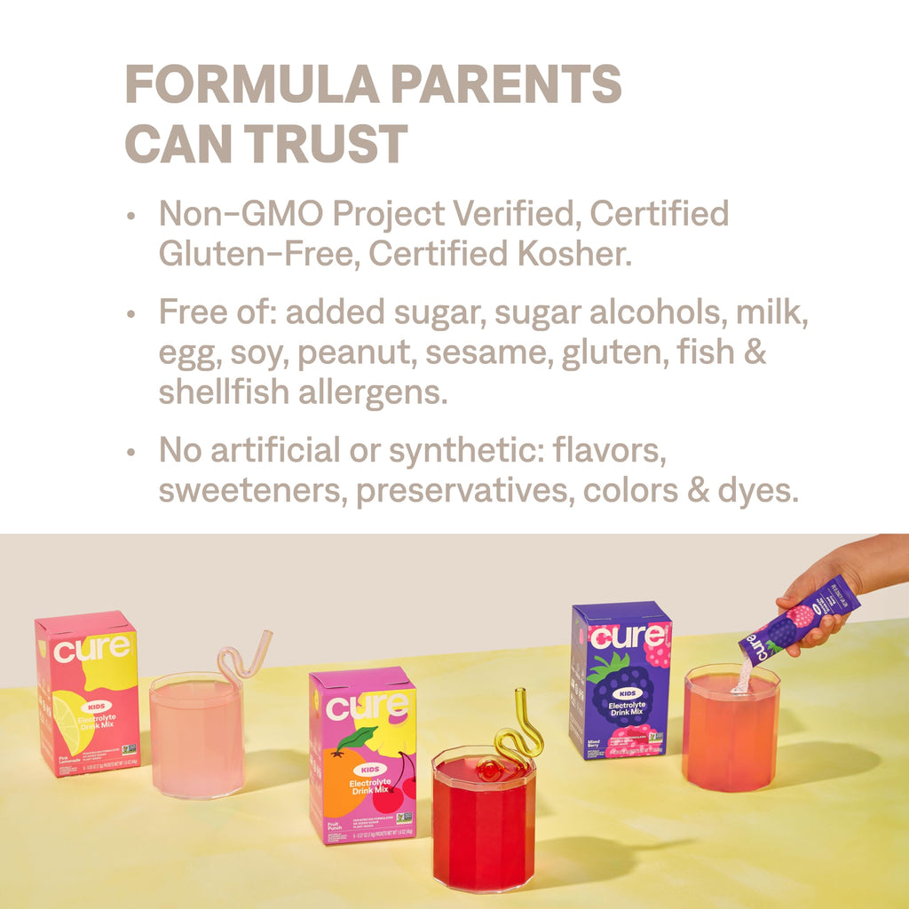 Kids Electrolyte Drink Mix Variety Pack 42 Sticks