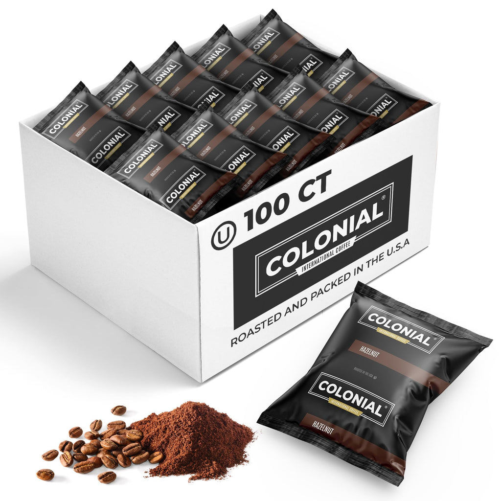 Hazelnut Cream Ground Coffee Packets 2.5 oz 100 Count