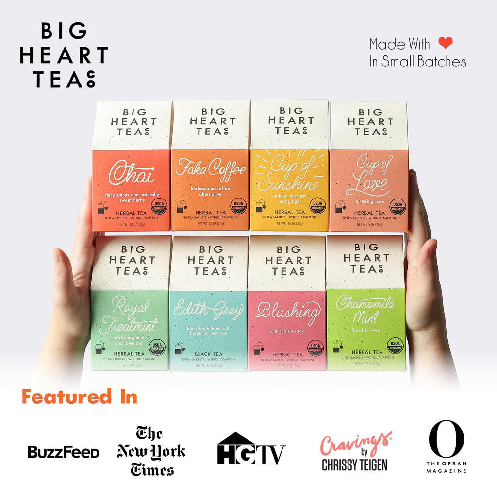 Big Heart Tea Co. Tea Bags Sampler Sets and Gift Sets
