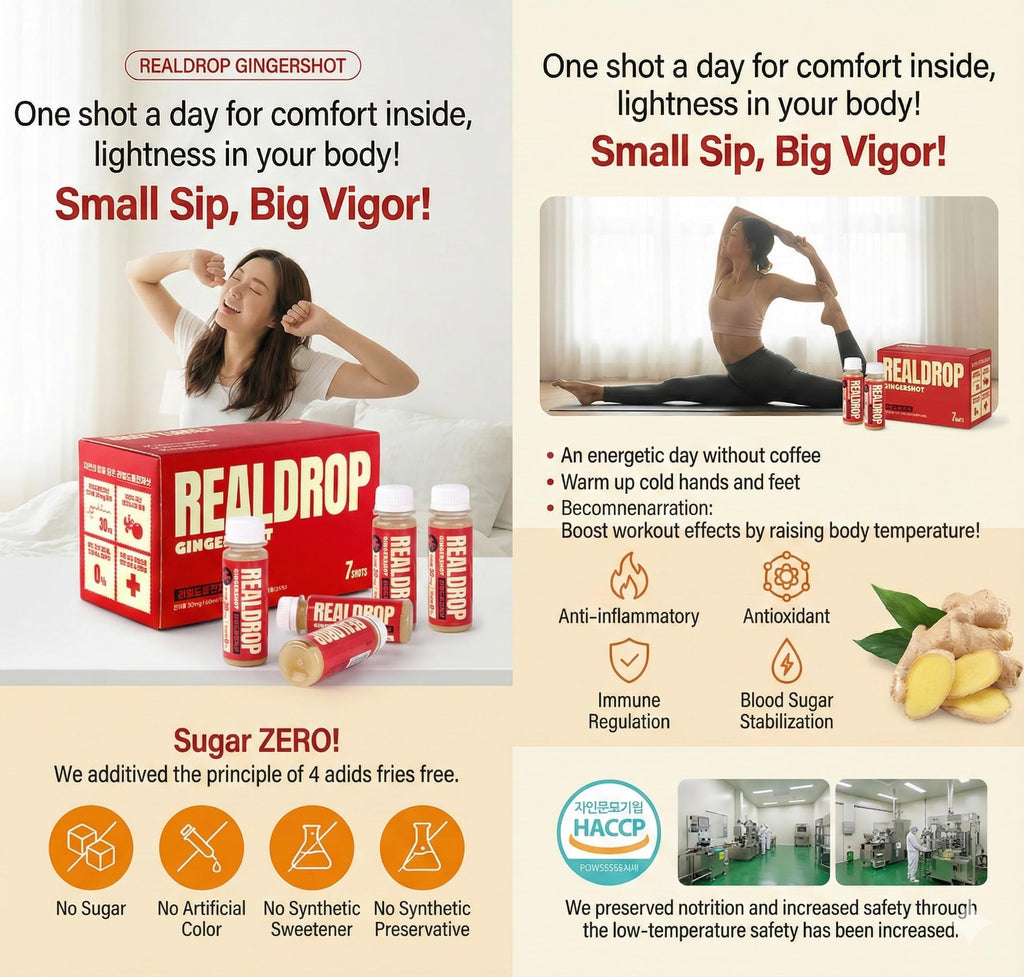 Sugar Free Ginger Wellness Shots 7 Pack