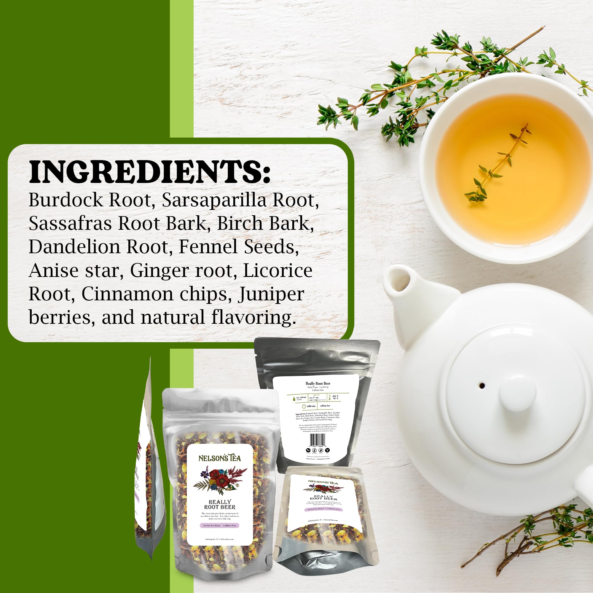 Root Herbal Tea Loose Leaf Blend