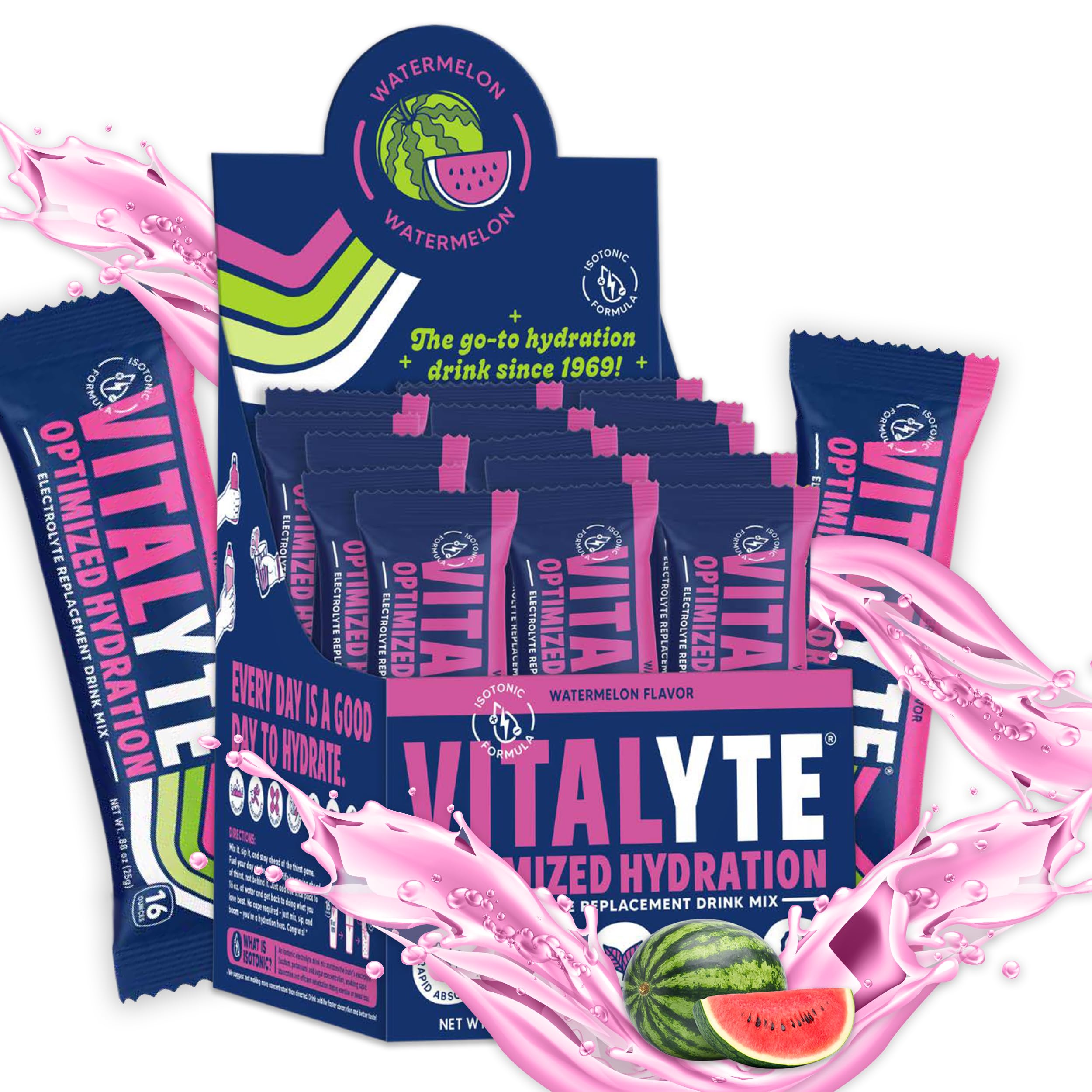Electrolyte Hydration Drink Mix Stick Packs