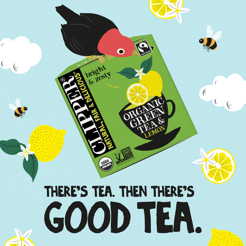 Clipper Tea Organic Green Tea – Great Hot or Iced – Natural & Biodegradable
