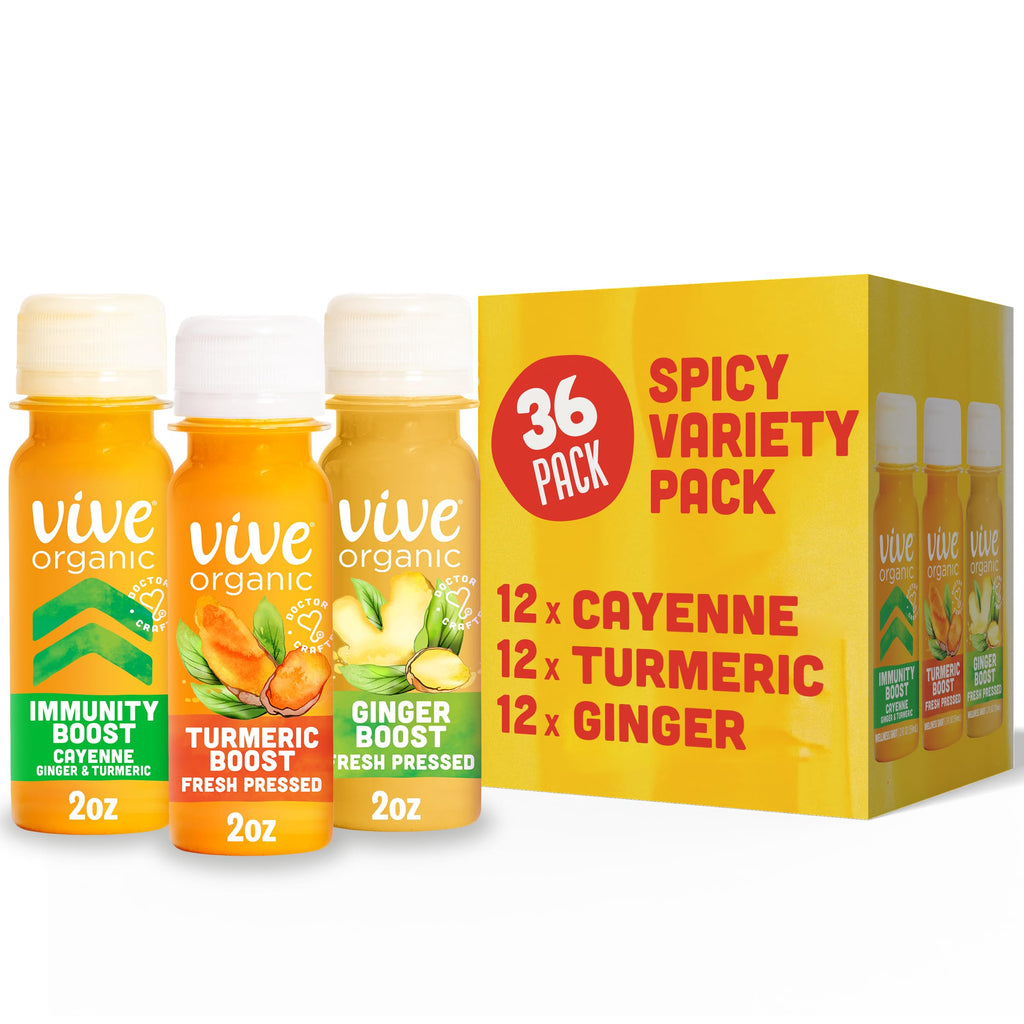 Immune Support Cold Pressed Juice Shots 2 oz 36 Pack