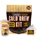 New Orleans Style Cold Brew Coffee Kit 12 Brew Bags
