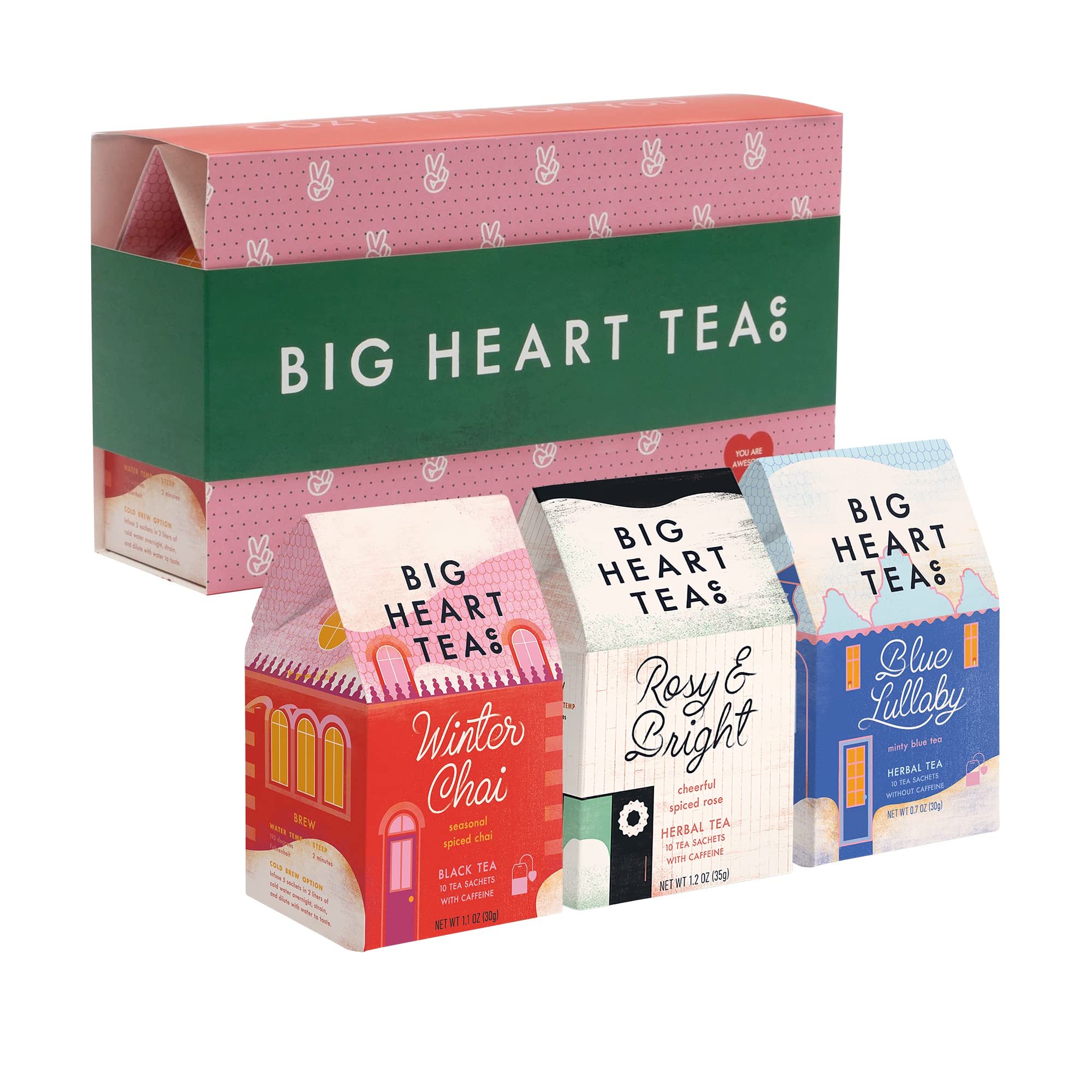 Big Heart Tea Co. Tea Bags Sampler Sets and Gift Sets