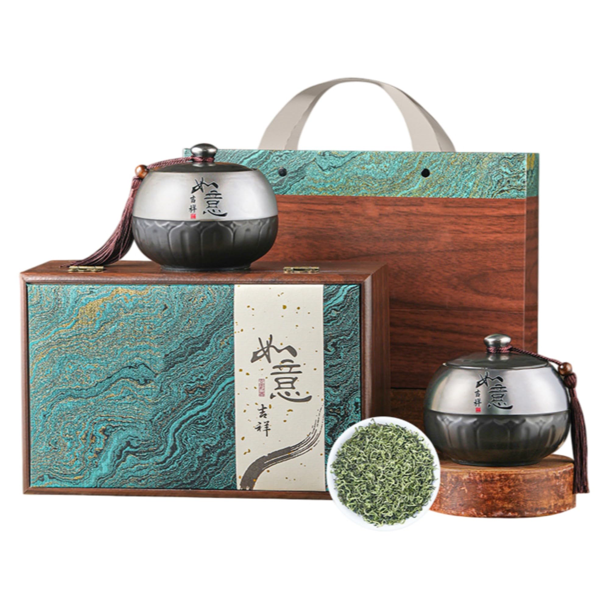 Mengding Ganlu Green Tea Porcelain Gift Set 250g