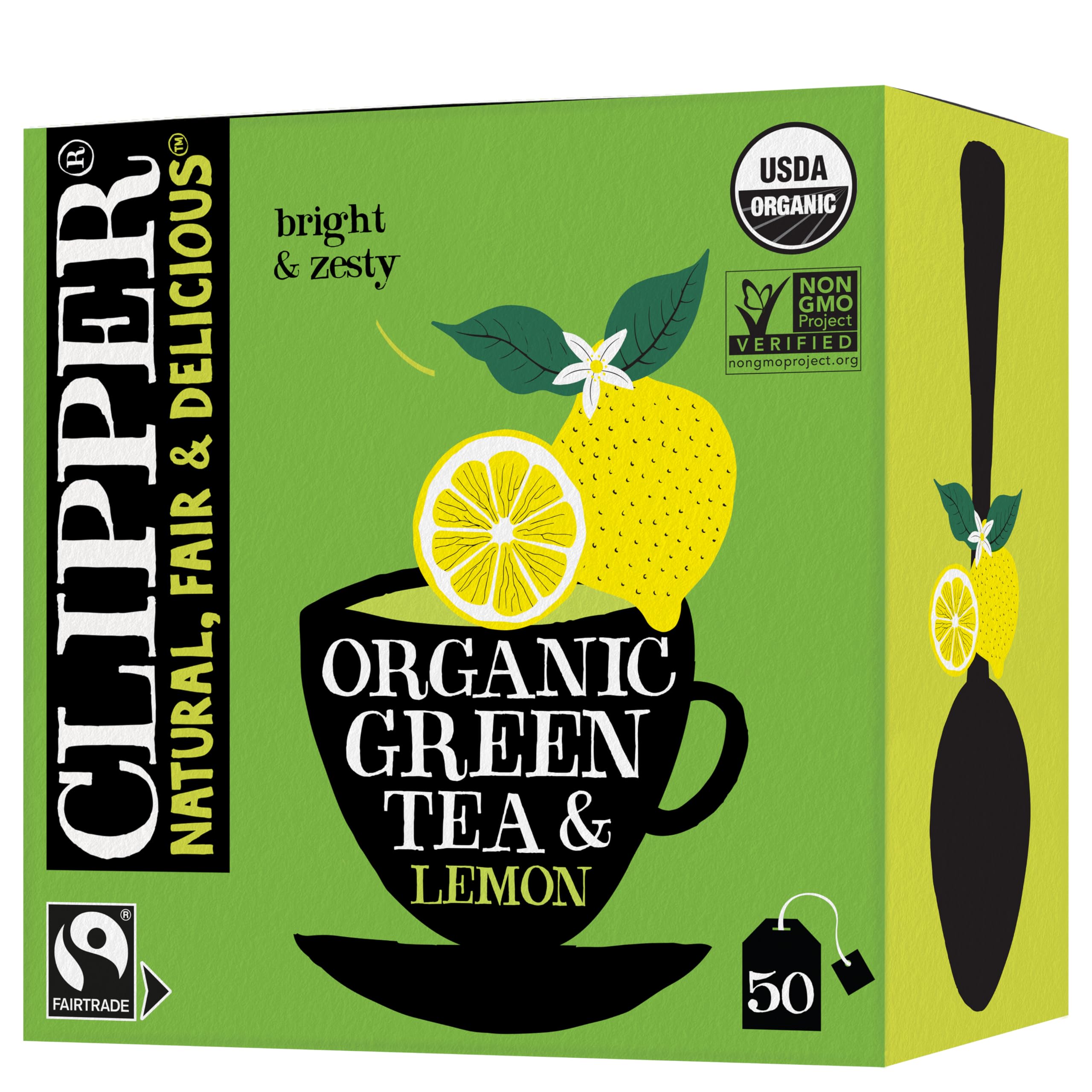 Clipper Tea Organic Green Tea – Great Hot or Iced – Natural & Biodegradable