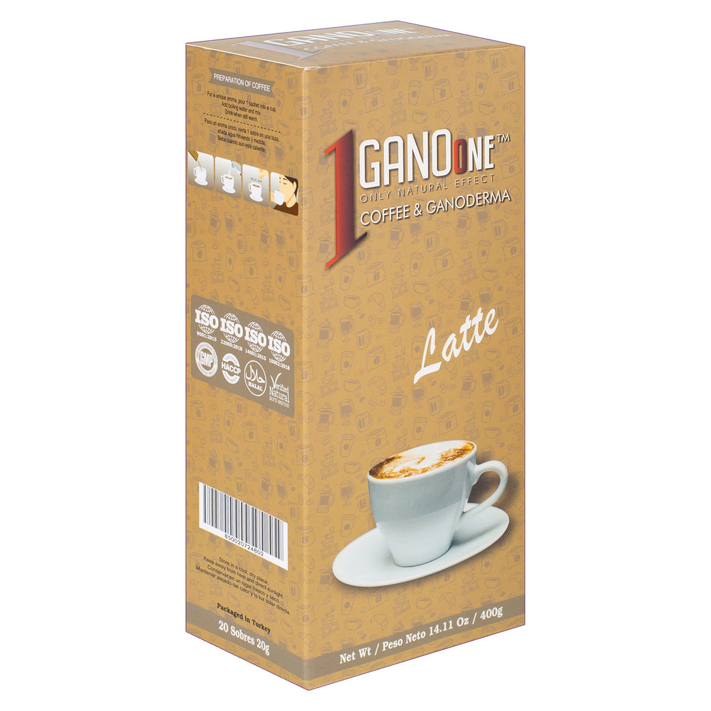 Reishi Mushroom Instant Latte Coffee 20 Sachets