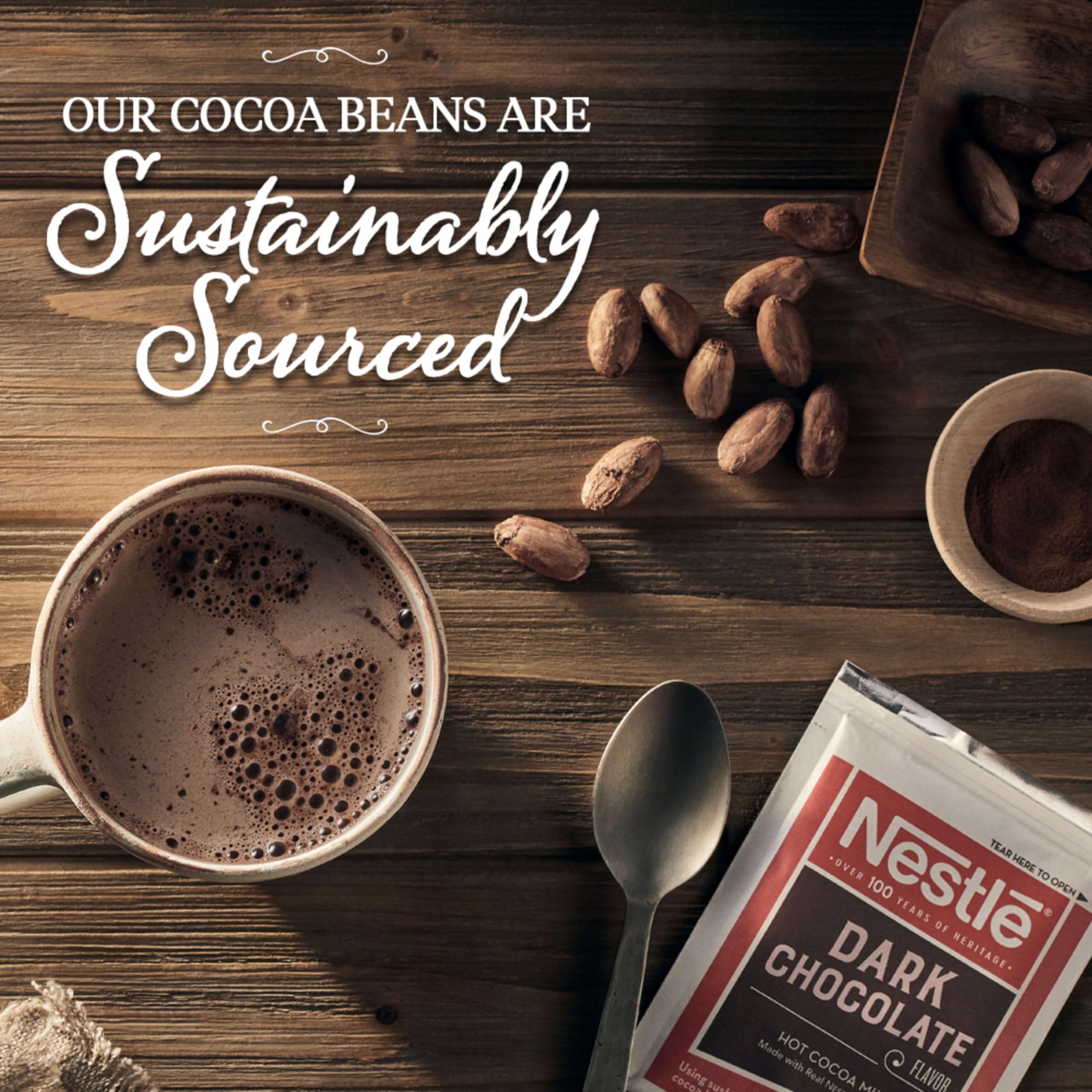 Dark Chocolate Hot Cocoa Mix Sachets 300 Count